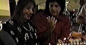 KISS bowling & celebrating Ace Frehley's birthday - 04/27/96