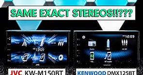 Kenwood DMX125BT vs JVC KW-M150BT - Same Stereo!!??