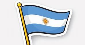 Bandera Argentina Dibujo y Como Dibujar una Bandera Argentina