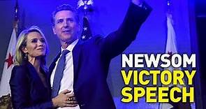Gavin Newsom Delivers Victory Speech in California Governor's Race [2018 Midterm Elections]