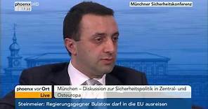 Sicherheitskonferenz - Diskussion: "Sicherheitspolitik in Zentral- und Osteuropa" am 01.02.2014