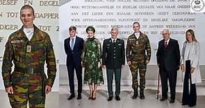 Belgian Royal Family Supported Handsome Prince Gabriel at the Royal Military Academy
