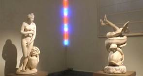 Napoli - Le "opere di luce" di Laddie John Dill al Museo Archeologico (16.05.17)
