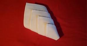 How To Fold Napkins - Diamond Fold (Napkin Folding)
