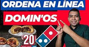 🍕Cómo ORDENAR o PEDIR Dominos Pizza por Internet Online | Descuentos o Promociones😱 Dominos🔴