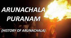 Arunachala Puranam(English) - History of Arunachala