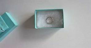 Tiffany Milgrain Wedding Ring unboxing!