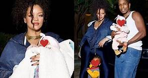 Con tiernas fotografías, Rihanna y A$ap Rocky presentan a su segundo hijo