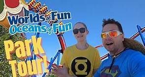 Worlds of Fun Theme Park Full Tour & Review Kansas City Missouri 2023 Amusement Park Ultimate Tour