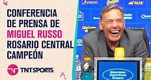ROSARIO CENTRAL CAMPEÓN: Miguel Russo habla EN VIVO tras la final vs Platense - Copa de la Liga 2023