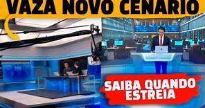 🚨Vaza novo cenário do Jornal Hoje da Globo e data de estreia è revelada