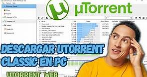 ✅ Cómo descargar y usar uTorrent para PC | uTorrent Classic