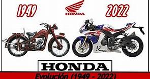 Motocicletas HONDA - Historia y evolución (1949-2022)