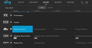 First Look: Sling TV's New Traditional Channel Guide