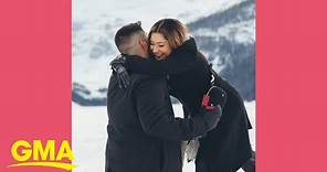 Photographer helps boyfriend with surprise proposal l GMA
