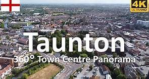Taunton - Town Centre Panorama | Somerset | England | UK - 4k 360°