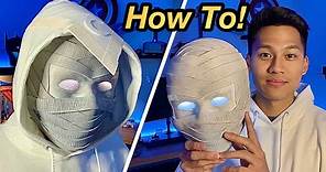 Easy MOON KNIGHT Mask with LEDs! How to DIY