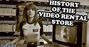 History Of The Video Rental Store