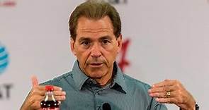 Nick Saban discusses the departure of Les Miles from LSU at his Monday press conference