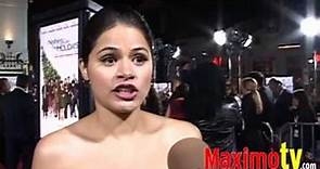 MELONIE DIAZ Interview at "Nothing Like The Holidays" Premiere
