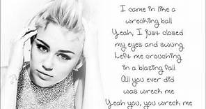 Wrecking Ball- Miley Cyrus Lyrics