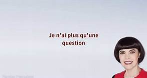Mireille Mathieu - Une femme amoureuse (Paroles)