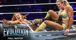 FULL MATCH: Becky Lynch vs. Charlotte Flair – SmackDown Women’s Title Match: WWE Evolution