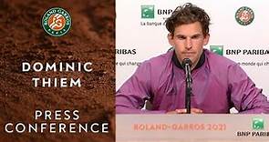 Dominic Thiem - Press Conference after Round 1 | Roland-Garros 2021