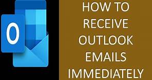 How to Receive Outlook Emails Immediately using Manual Techniques | Send Receive Inbox Emails