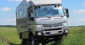 Mitsubishi Fuso 4x4 expedition motorhome from Woelcke