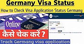 How to track vfs global visa application germany | Germany visa status check online