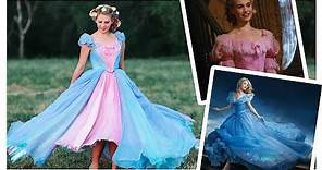 I made a dress ENTIRELY from SCRAPS! — Cinderella Transformation Mash-Up Costume #mousequerade