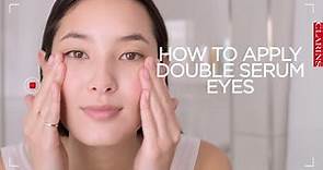 How to apply Double Serum Eye | Clarins