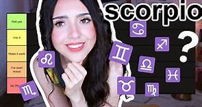 ♏️ 💖 Scorpio Compatibility with EACH Zodiac Sign: RANKED in tiers (3 Best Matches for Scorpio)