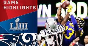 Patriots vs. Rams | Super Bowl LIII Game Highlights