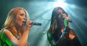 Simone Simons (Epica) feat Floor Jansen (Nightwish) Sancta Terra Live HD