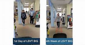 LSVT BIG 4 week improvement for patient with Parkinson's