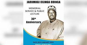 LIVE: Jaramogi Oginga Odinga 30th Memorial Church Service, St Stephen's Cathedral ACK