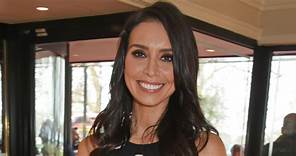Christine Lampard looks spring-ready in stylish floral Phase Eight dress