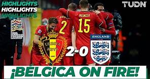 Highlights I Bélgica 2-0 Inglaterra I UEFA Nations League I TUDN