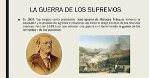 grado 5 c sociales la guerra de los supremos