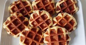 【比利時窩夫】Belgian waffle 比利時鬆餅 Liege waffle | EASY只需一次發酵 | 列日窩夫 | 格仔餅 | 麵包機食譜 | 鬆餅機食譜 | 甜點 | 窩夫機 | 下午茶
