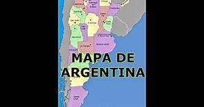MAPA DE ARGENTINA