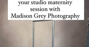 THREE REASONS TO BOOK YOUR STUDIO MATERNITY SESSION WITH Madison Grey Photography : 1. We have a whole closet full of women’s and girls gowns for our clients to use. 2. We have tons of backdrops to choose from to make each look different. 3. There’s two of us! We each are able to help pose, fix hair/clothing and help guide you through out the entire session. Capturing maternity moments in a styled studio session can result in beautiful and timeless photos. Fine art maternity photography focuses