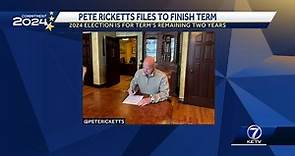 Sen. Pete Ricketts announces he will run in 2024 election