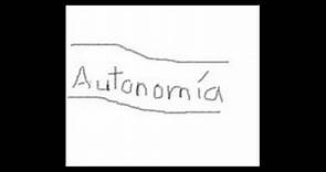 ¿Qué es la autonomía?