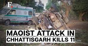 Maoist Attack In India's Chhattisgarh Kills 10 Policemen And A Driver