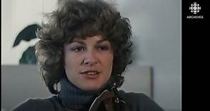 Micheline Lanctôt, comédienne à Hollywood en 1976