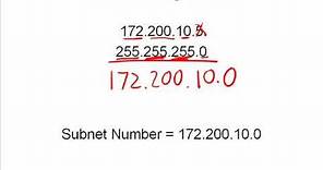 18. How to Find the Subnet Number of an IP Address