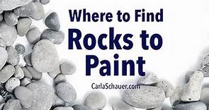 3 Types of Rocks for Painting and Where to Find Smooth Flat Stones to Paint